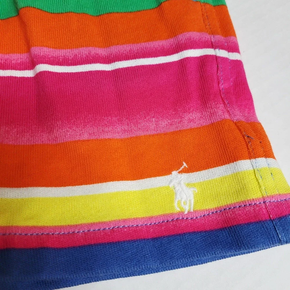 Kids‎ Polo Ralph Lauren Size 3 Rainbow Striped Terry Athletic Shorts NWOT